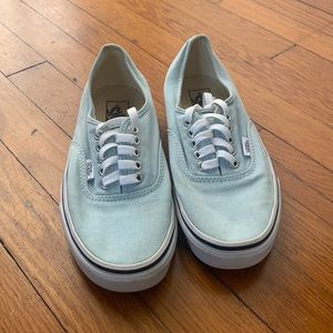 Baby blue Vans